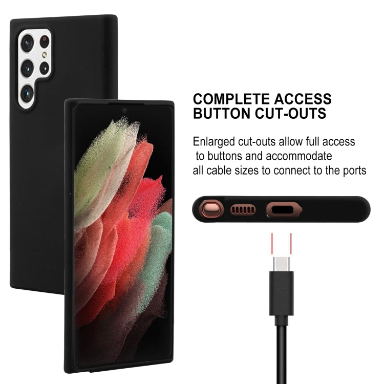 For Samsung Galaxy S22 Ultra 5G GOOSPERY SOFT FEELING Liquid TPU Soft Case(Black) - Galaxy S22 Ultra 5G Cases by GOOSPERY | Online Shopping South Africa | PMC TechLife | Buy Now Pay Later Mobicred