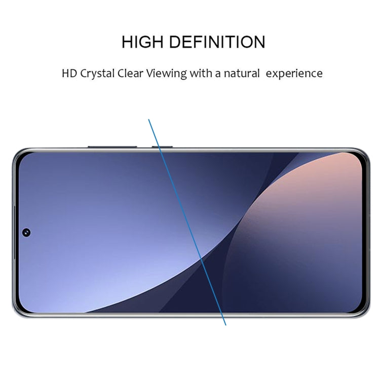 25 PCS 9H HD 3D Curved Edge Tempered Glass Film For Xiaomi 12X / 12(Black) - 12 Tempered Glass by PMC TechLife | Online Shopping South Africa | PMC TechLife