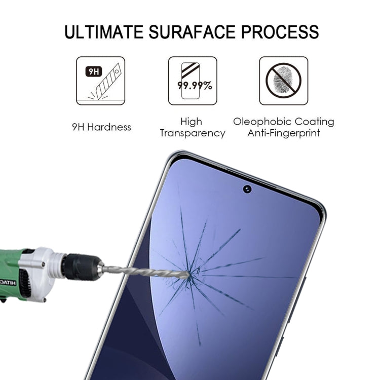 25 PCS 9H HD 3D Curved Edge Tempered Glass Film For Xiaomi 12X / 12(Black) - 12 Tempered Glass by PMC TechLife | Online Shopping South Africa | PMC TechLife