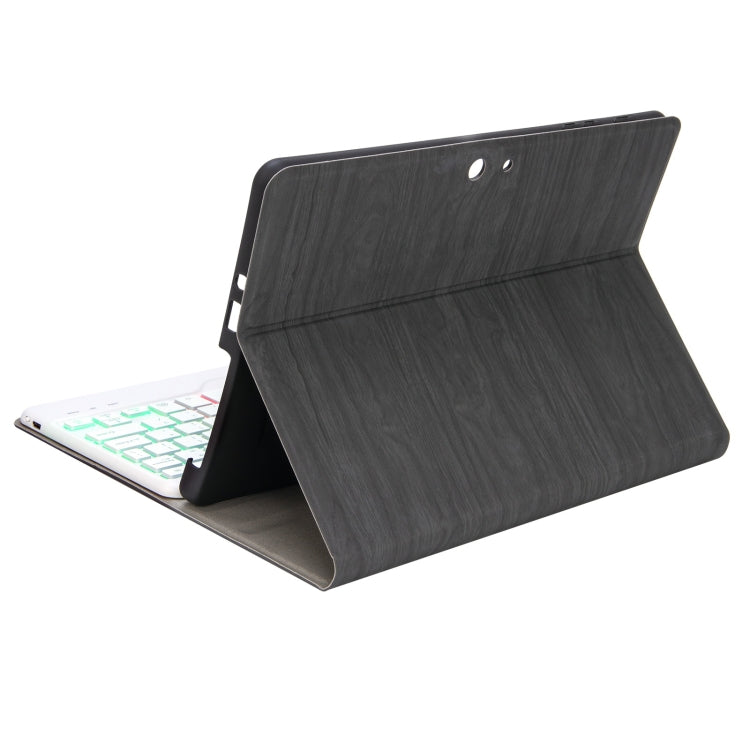 For Microsoft Surface Go 3 / 2 / 1 SFGOS Tri-color Backlit Tree Texture Bluetooth Keyboard Leather Case(Black + White) - Others Keyboard by PMC TechLife | Online Shopping South Africa | PMC TechLife