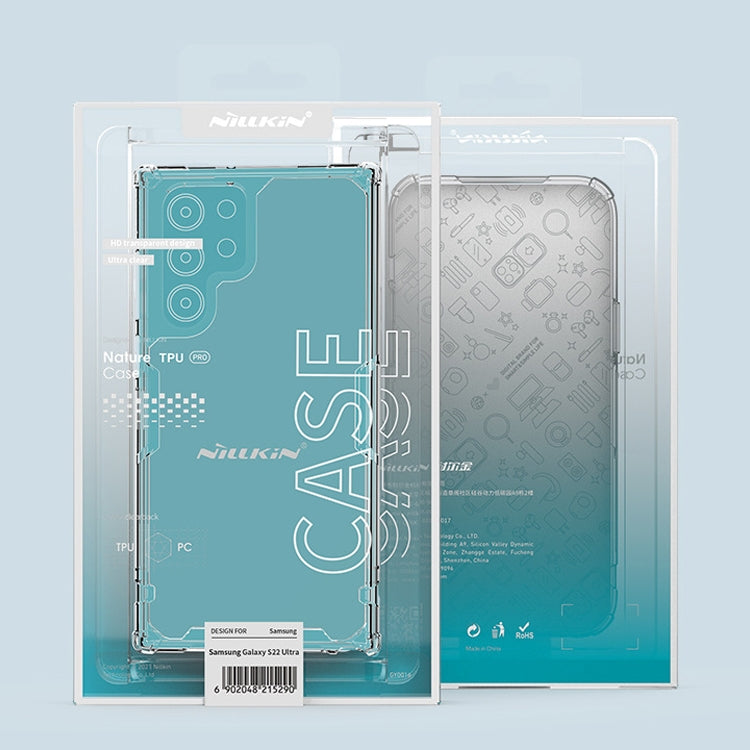 For Samsung Galaxy S22 Ultra 5G NILLKIN PC + TPU Phone Case(Transparent) - Galaxy S22 Ultra 5G Cases by NILLKIN | Online Shopping South Africa | PMC TechLife | Buy Now Pay Later Mobicred