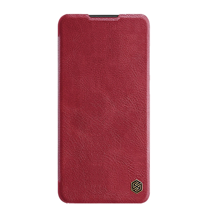 For Xiaomi Redmi Note 11 5G / 11T 5G / Poco M4 Pro 5G / 11S 5G NILLKIN QIN Series Crazy Horse Texture Leather Phone Case(Red) - Xiaomi Cases by NILLKIN | Online Shopping South Africa | PMC TechLife