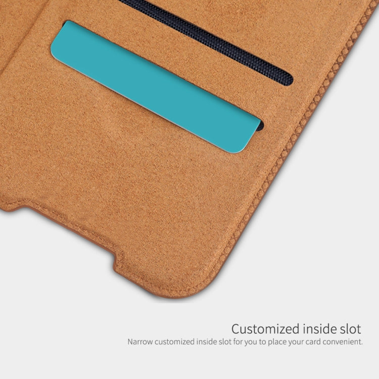 For Xiaomi Redmi Note 11 5G / 11T 5G / Poco M4 Pro 5G / 11S 5G NILLKIN QIN Series Crazy Horse Texture Leather Phone Case(Red) - Xiaomi Cases by NILLKIN | Online Shopping South Africa | PMC TechLife