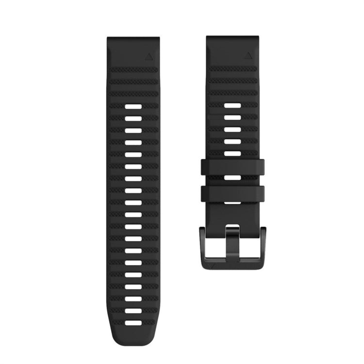 Compatible with Garmin Fenix 7X Silicone Watch Band(Black) - Watch Bands by PMC TechLife | Online Shopping South Africa | PMC TechLife | Buy Now Pay Later Mobicred