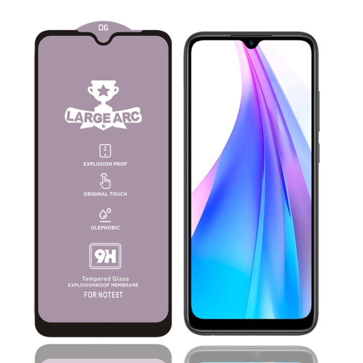 25 PCS 9H HD Large Arc High Alumina Full Screen Tempered Glass Film for Xiaomi Redmi Note 8T -  by PMC TechLife | Online Shopping South Africa | PMC TechLife