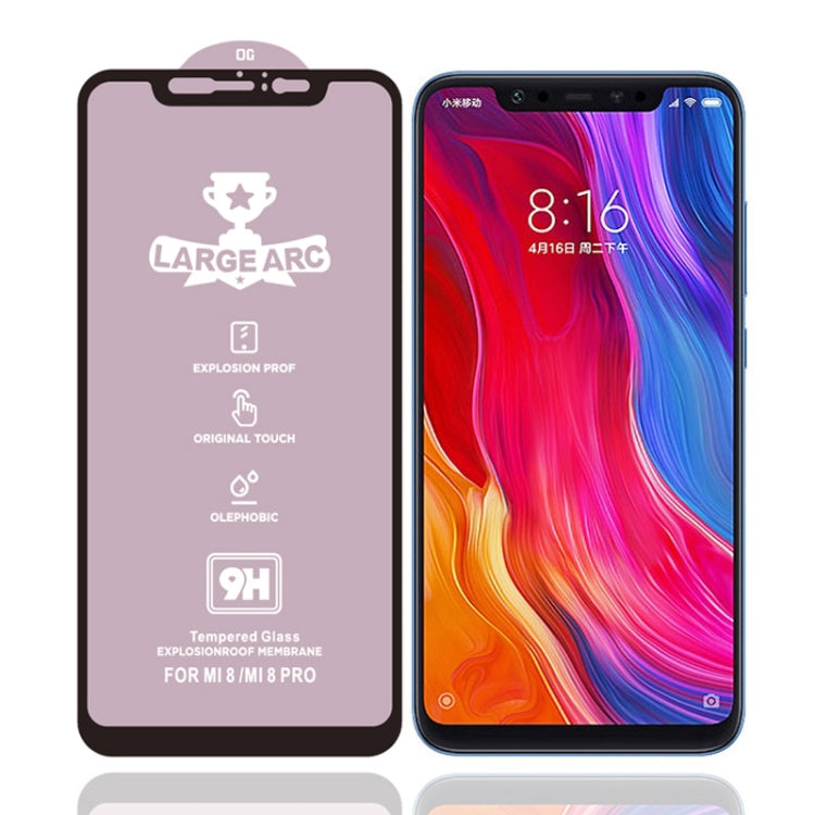 25 PCS 9H HD Large Arc High Alumina Full Screen Tempered Glass Film for Xiaomi Mi 8 - free shipping - PMC TechLife - Order now!