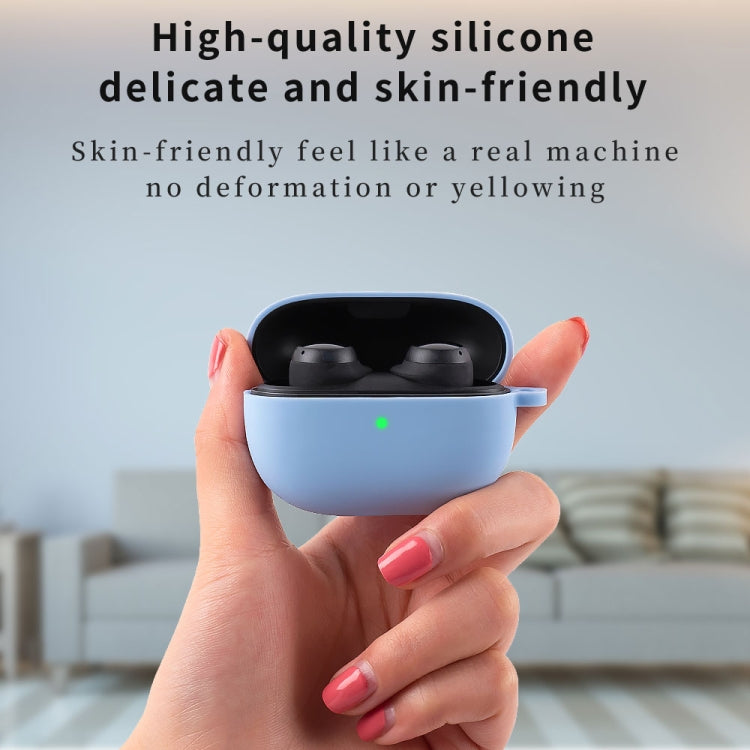 For Xiaomi Redmi Buds 3 Lite Silicone Earphone Protective Case with Hook(Lavender Grey) - free shipping - PMC TechLife - Order now!