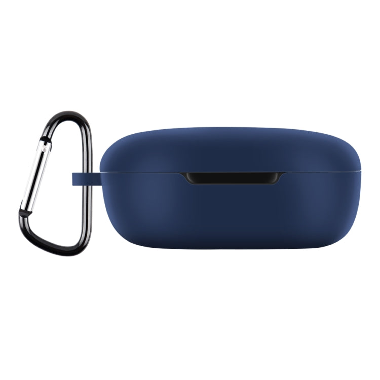For Xiaomi Redmi Buds 4 Lite Silicone Earphone Protective Case with Hook (Midnight Blue) - Xiaomi Earphone Case by PMC TechLife | Online Shopping South Africa | PMC TechLife