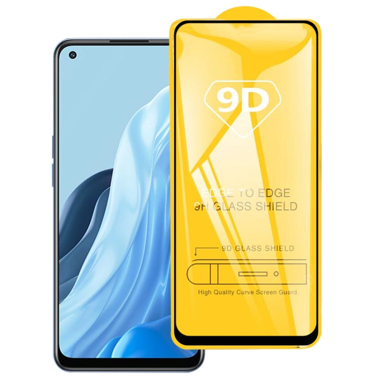 9D Full Glue Screen Tempered Glass Film For OPPO Reno7 / Reno7 Z 5G / Reno7 5G / Reno7 Lite / Reno8 Lite / F21 Pro 5G / Reno8 4G / F21s Pro 5G / Reno8 Z - OPPO Tempered Glass by PMC TechLife | Online Shopping South Africa | PMC TechLife | Buy Now Pay Later Mobicred