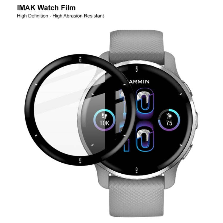 Compatible with Garmin Venu 2 Plus IMAK HD High Transparent Wear-resistant Watch Screen Protective Film - Screen Protector by imak | Online Shopping South Africa | PMC TechLife | Buy Now Pay Later Mobicred