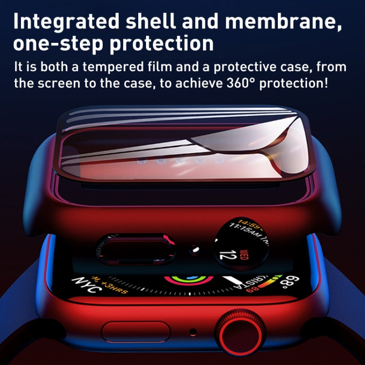 ROCK 2 in 1 PC Frame + Film Protector Case For  Apple Watch Series 3 & 2 & 1 38mm(Black) - Watch Cases by ROCK | Online Shopping South Africa | PMC TechLife | Buy Now Pay Later Mobicred