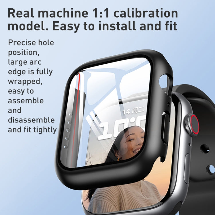 ROCK 2 in 1 PC Frame + Film Protector Case For  Apple Watch Series 3 & 2 & 1 38mm(Black) - Watch Cases by ROCK | Online Shopping South Africa | PMC TechLife | Buy Now Pay Later Mobicred