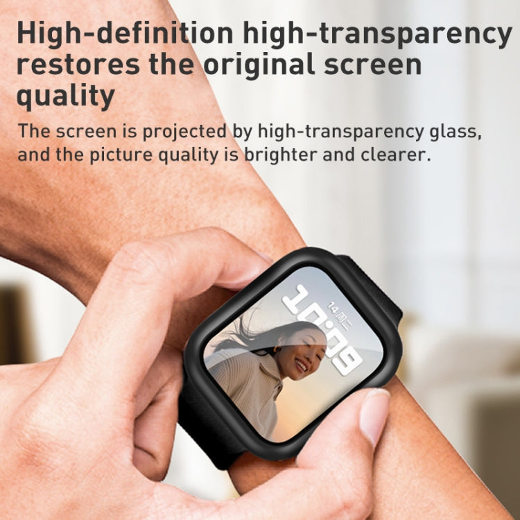 ROCK 2 in 1 PC Frame + Film Protector Case For  Apple Watch Series 3 & 2 & 1 38mm(Black) - Watch Cases by ROCK | Online Shopping South Africa | PMC TechLife | Buy Now Pay Later Mobicred