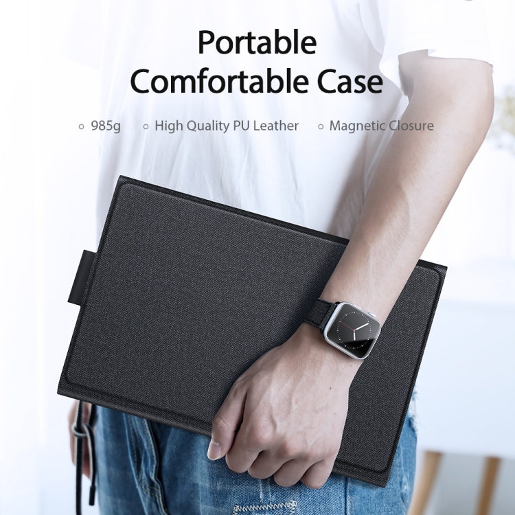For Samsung Galaxy Tab S8 Ultra 14.6 inch SM-X900 DUX DUCIS Detachable Ultrathin Bluetooth Keyboard Leather Case(Black) - Samsung Keyboard by DUX DUCIS | Online Shopping South Africa | PMC TechLife