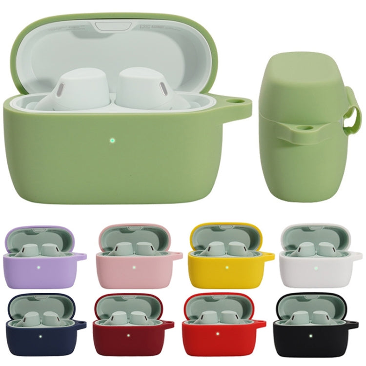 Solid Color Silicone Earphone Protective Case For Jabra Elite 4(Taro Purple) - free shipping - PMC TechLife - Order now!