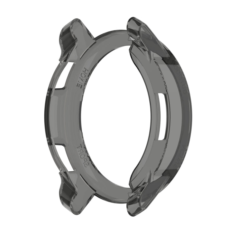 For Xiaomi Watch S1 Active / Watch Color 2 TPU Half-pack Watch Case(Transparent Black) - Watch Cases by PMC TechLife | Online Shopping South Africa | PMC TechLife | Buy Now Pay Later Mobicred