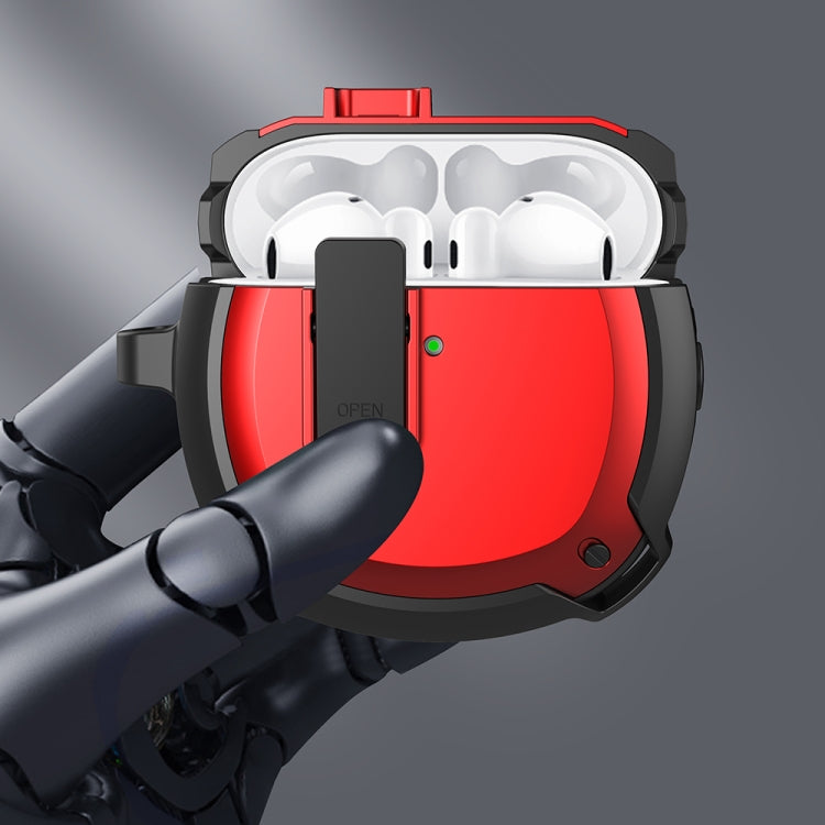 Earphone Protective Case with Switch & Hook For Huawei FreeBuds 4(Black Blue) - free shipping - PMC TechLife - Order now!