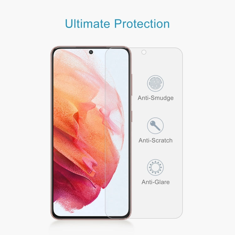 For Samsung Galaxy S21 5G 10pcs 0.26mm 9H 2.5D Tempered Glass Film, Fingerprint Unlocking Is Not Supported - Galaxy S21 5G Tempered Glass by PMC TechLife | Online Shopping South Africa | PMC TechLife