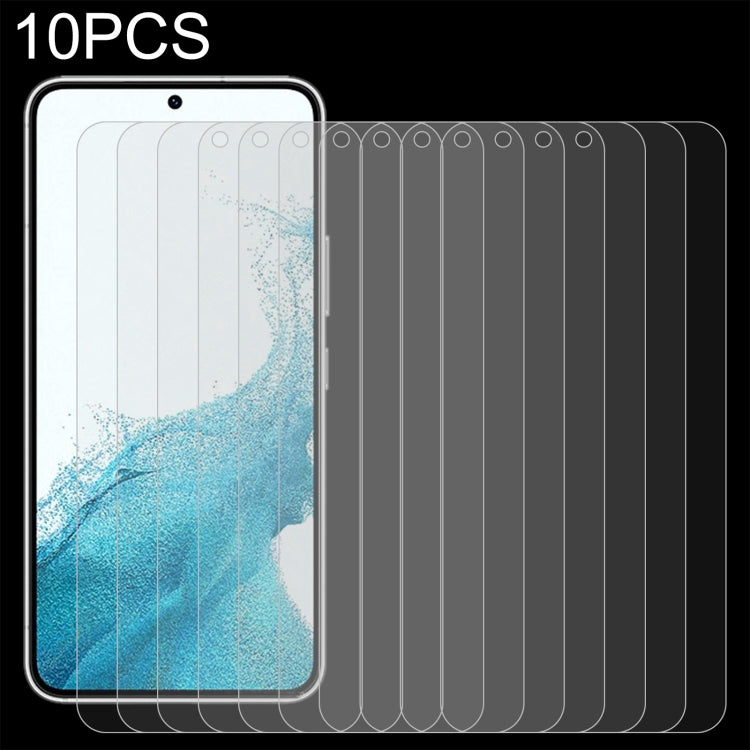 For Samsung Galaxy S22 5G 10pcs 0.26mm 9H 2.5D Tempered Glass Film, Fingerprint Unlocking Is Not Supported - Galaxy S22 5G Tempered Glass by PMC TechLife | Online Shopping South Africa | PMC TechLife