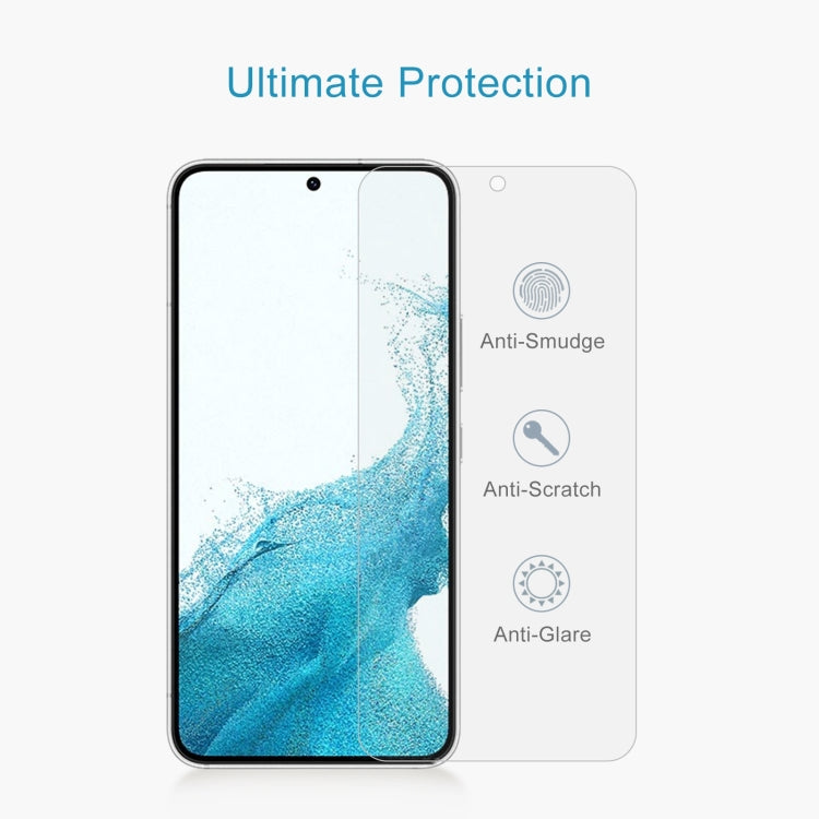 For Samsung Galaxy S22 5G 10pcs 0.26mm 9H 2.5D Tempered Glass Film, Fingerprint Unlocking Is Not Supported - Galaxy S22 5G Tempered Glass by PMC TechLife | Online Shopping South Africa | PMC TechLife