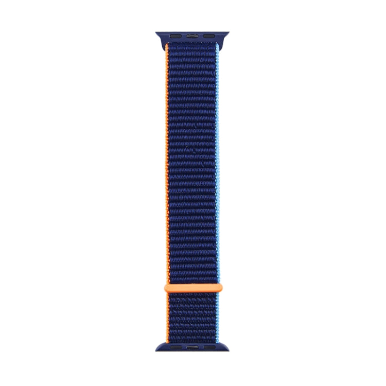 For Apple Watch Apple Watch Ultra 49mm&Watch Ultra 2 49mm / Series 9&8&7 45mm / SE 3&SE 2&6&SE&5&4 44mm / 3&2&1 42mm Mutural Nylon Watch Band(Dark Navy Blue) - free shipping - PMC TechLife - Order now!