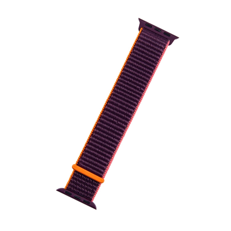 For Apple Watch Apple Watch Ultra 49mm&Watch Ultra 2 49mm / Series 9&8&7 45mm / SE 3&SE 2&6&SE&5&4 44mm / 3&2&1 42mm Mutural Nylon Watch Band(Plum Color) - free shipping - PMC TechLife - Order now!