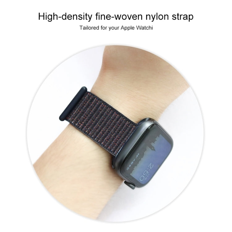 For Apple Watch Ultra 49mm&Watch Ultra 2 49mm / Series 9&8&7 45mm / SE 3&SE 2&6&SE&5&4 44mm / 3&2&1 42mm Mutural Nylon Watch Band(Pink) - Watch Bands by Mutural | Online Shopping South Africa | PMC TechLife | Buy Now Pay Later Mobicred