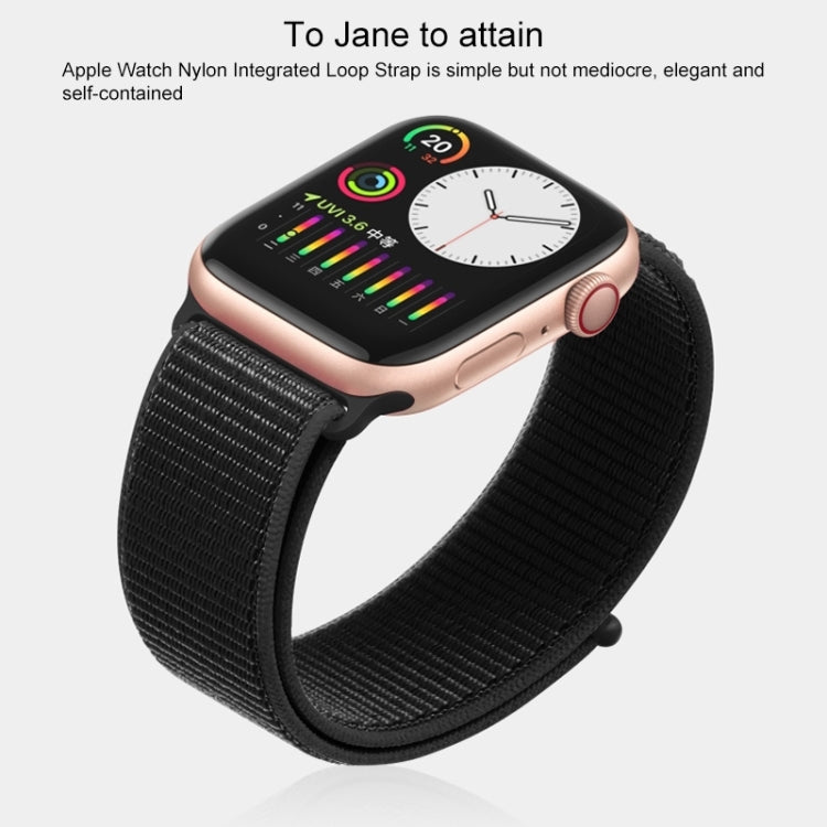 For Apple Watch Ultra 49mm&Watch Ultra 2 49mm / Series 9&8&7 45mm / SE 3&SE 2&6&SE&5&4 44mm / 3&2&1 42mm Mutural Nylon Watch Band(Pink) - Watch Bands by Mutural | Online Shopping South Africa | PMC TechLife | Buy Now Pay Later Mobicred