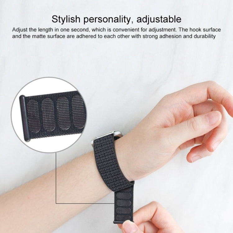 For Apple Watch Apple Watch Ultra 49mm&Watch Ultra 2 49mm / Series 9&8&7 45mm / SE 3&SE 2&6&SE&5&4 44mm / 3&2&1 42mm Mutural Nylon Watch Band(Plum Color) - free shipping - PMC TechLife - Order now!
