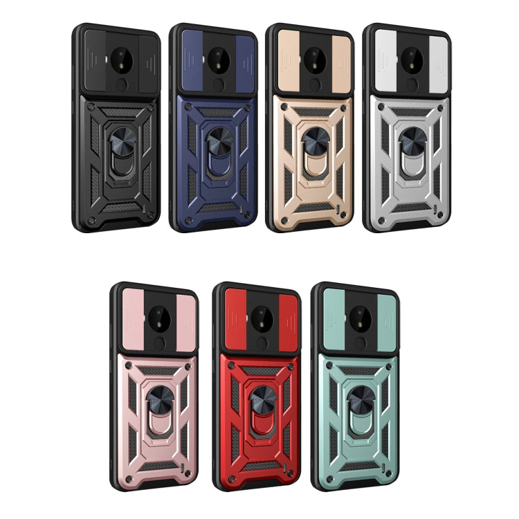 For Nokia C30 Sliding Camera Cover Design TPU+PC Phone Case(Black) - Nokia Cases by PMC TechLife | Online Shopping South Africa | PMC TechLife