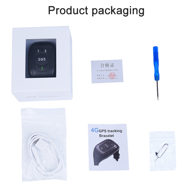 RF-V48 4G Waterproof Anti-lost GPS Positioning Smart Watch, Band A(Red) - Personal Tracker by PMC TechLife | Online Shopping South Africa | PMC TechLife | Buy Now Pay Later Mobicred