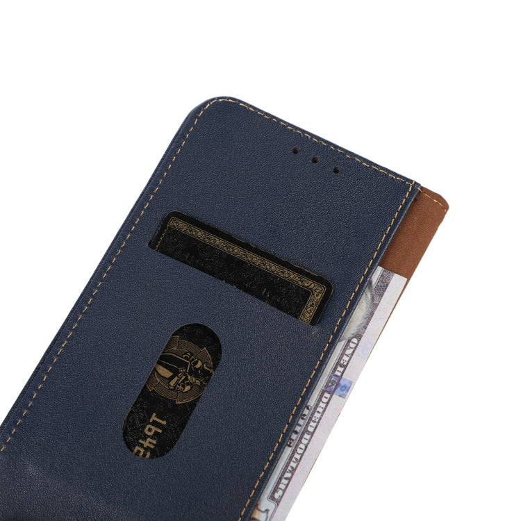 For Xiaomi Redmi K40S KHAZNEH Nappa Top Layer Cowhide Leather Phone Case(Blue) - Xiaomi Cases by PMC TechLife | Online Shopping South Africa | PMC TechLife