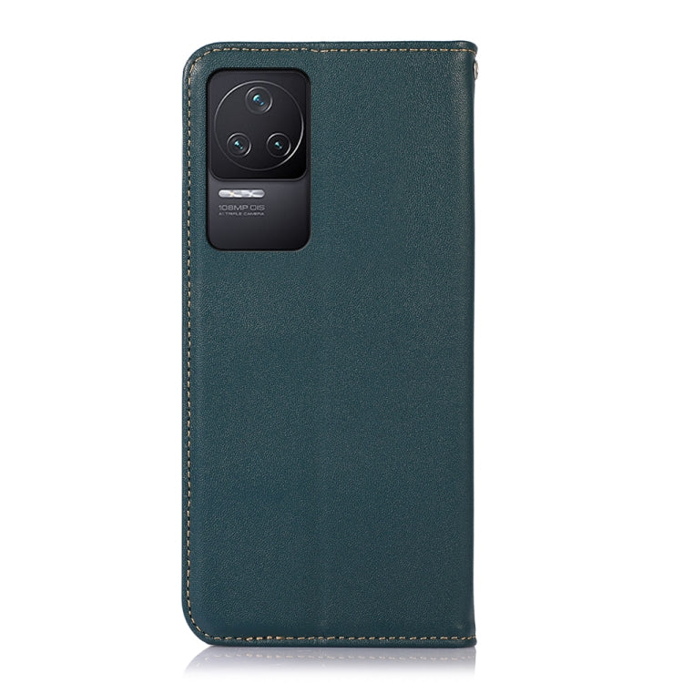 For Xiaomi Redmi K50 / K50 Pro KHAZNEH Nappa Top Layer Cowhide Leather Phone Case(Green) - Xiaomi Cases by PMC TechLife | Online Shopping South Africa | PMC TechLife