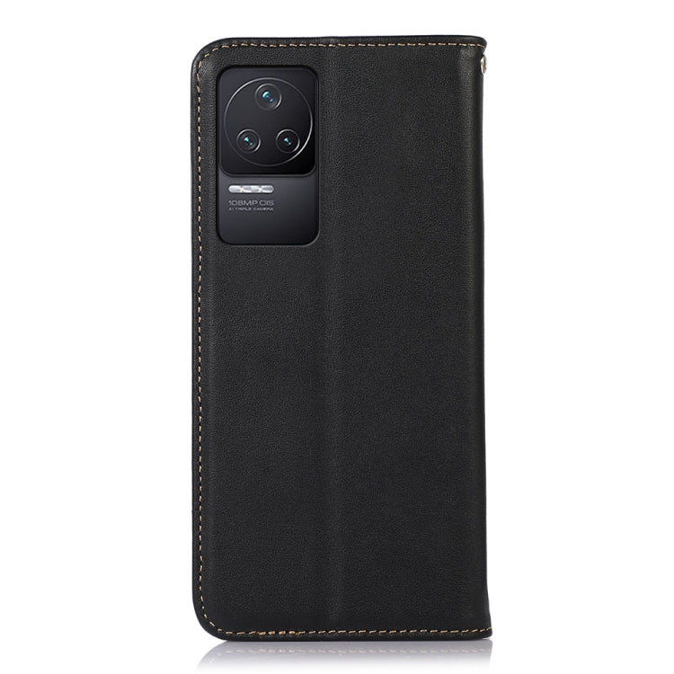 For Xiaomi Redmi K50 / K50 Pro KHAZNEH Nappa Top Layer Cowhide Leather Phone Case(Black) - Xiaomi Cases by PMC TechLife | Online Shopping South Africa | PMC TechLife