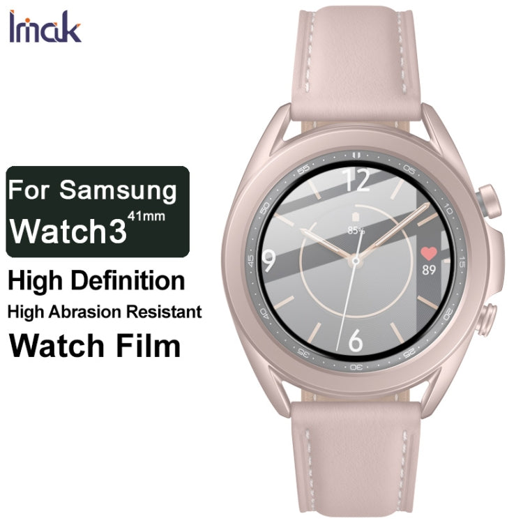 For Samsung Galaxy Watch 3 41mm IMAK Plexiglass HD Watch Protective Film - Screen Protector by imak | Online Shopping South Africa | PMC TechLife | Buy Now Pay Later Mobicred