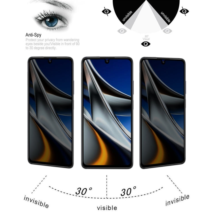 Full Cover Anti-peeping Tempered Glass Film For Xiaomi Poco X4 Pro 5G - free shipping - PMC TechLife - Order now!