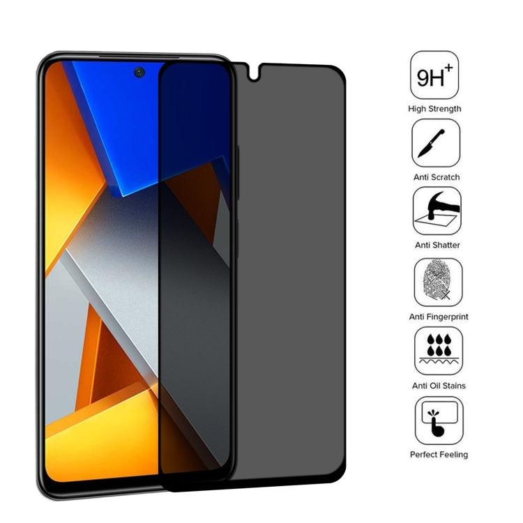 25 PCS Full Cover Anti-peeping Tempered Glass Film For Xiaomi Poco M4 Pro 4G -  by PMC TechLife | Online Shopping South Africa | PMC TechLife