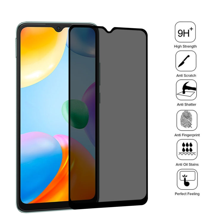 25 PCS Full Cover Anti-peeping Tempered Glass Film For Xiaomi Redmi 10C -  by PMC TechLife | Online Shopping South Africa | PMC TechLife