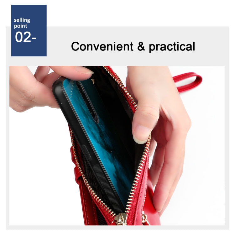 3506 RFID Anti-Degaussing Oil Wax Vintage Texture Genuine Leather Hand Held Wallet for Ladies(Black) - Antimagnetic RFID Package by PMC TechLife | Online Shopping South Africa | PMC TechLife | Buy Now Pay Later Mobicred