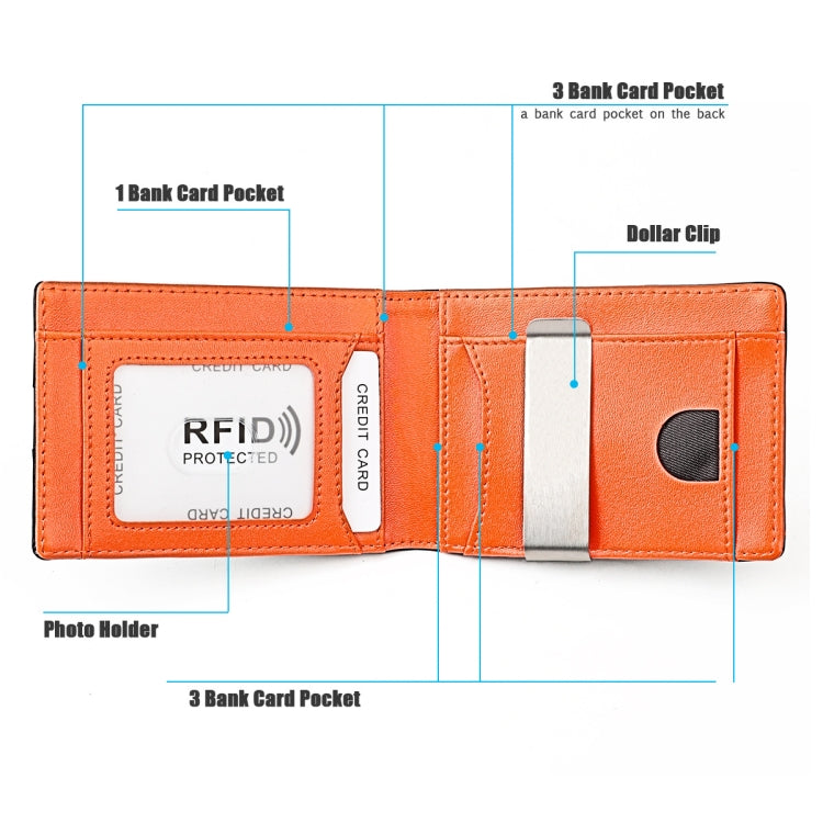 9618 Men RFID Anti-Theft Genuine Leather Wallet with Location Tracker Pocket(Black and Black) - free shipping - PMC TechLife - Order now!