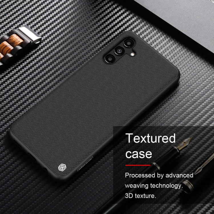 For Samsung Galaxy A13 5G NILLKIN 3D Texture Nylon Fiber PC+TPU Phone Case(Black) - Galaxy Phone Cases by NILLKIN | Online Shopping South Africa | PMC TechLife | Buy Now Pay Later Mobicred
