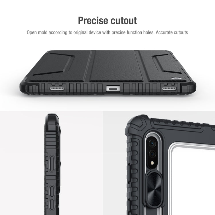 For Samsung Galaxy Tab S8 NILLKIN Bumper Pro Camshield Tablet Leather Case(Black) - free shipping - PMC TechLife - Order now!