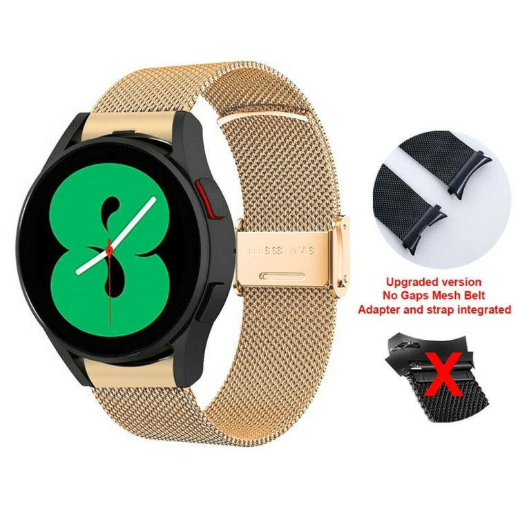 For Samsung Galaxy Watch4 40mm / 44mm Stainless Steel Milan Buckle Watch Band(Gold) - Watch Bands by PMC TechLife | Online Shopping South Africa | PMC TechLife | Buy Now Pay Later Mobicred