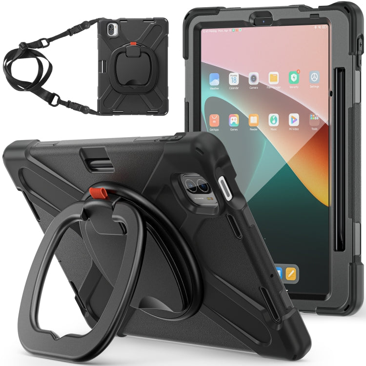 For Xiaomi Pad 5 / Pad 5 Pro Silicone + PC Tablet Protective Case(Black) -  by PMC TechLife | Online Shopping South Africa | PMC TechLife