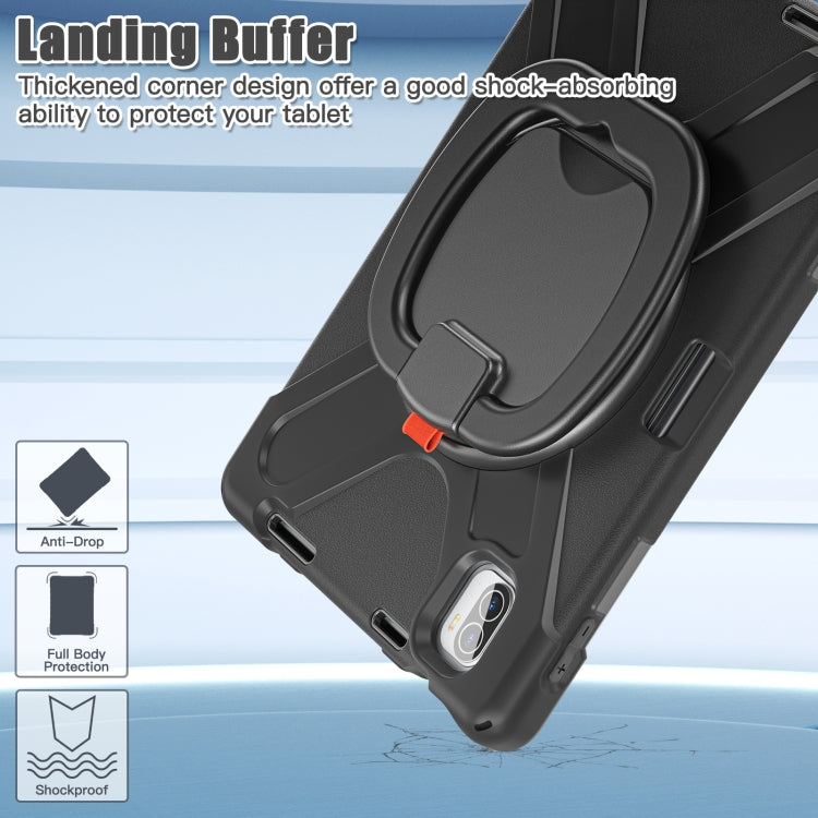 For Xiaomi Pad 5 / Pad 5 Pro Silicone + PC Tablet Protective Case(Black) -  by PMC TechLife | Online Shopping South Africa | PMC TechLife