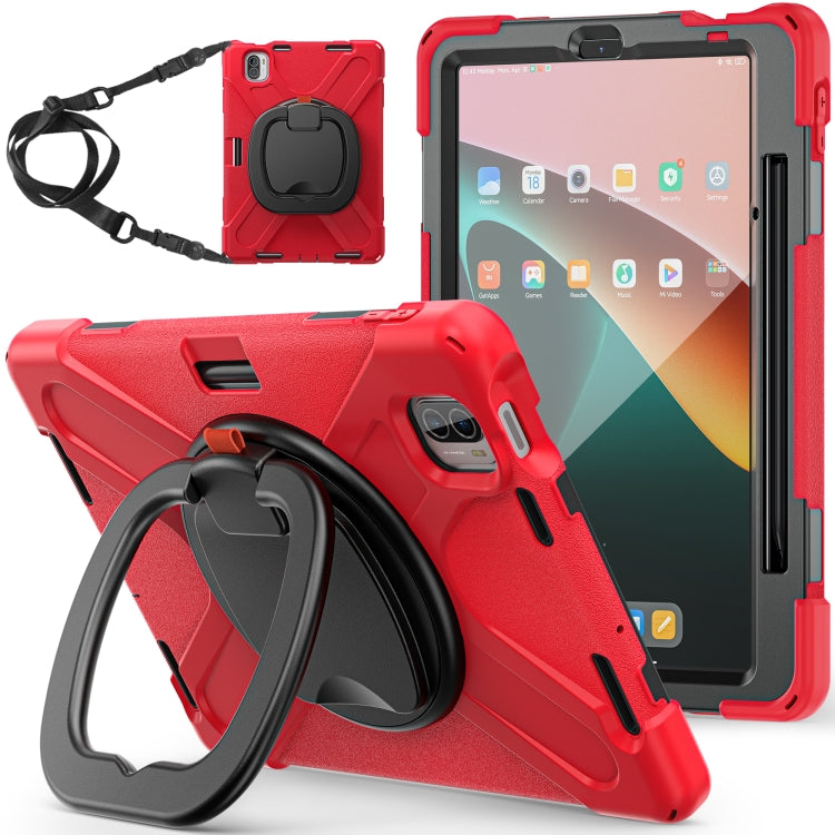 For Xiaomi Pad 5 / Pad 5 Pro Silicone + PC Tablet Protective Case(Red) -  by PMC TechLife | Online Shopping South Africa | PMC TechLife