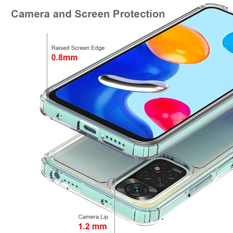 For Xiaomi Redmi Note 11 Global/Redmi Note 11S Scratchproof TPU + Acrylic Protective Phone Case(Transparent) - free shipping - PMC TechLife - Order now!
