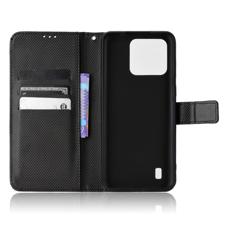 For Blackview A55 Pro Diamond Texture Leather Phone Case(Black) - More Brand by PMC TechLife | Online Shopping South Africa | PMC TechLife | Buy Now Pay Later Mobicred