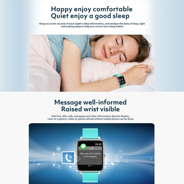 Rogbid Rowatch 1 1.4 inch IPS Screen Smart Watch, Support Blood Pressure Monitoring/Sleep Monitoring(Blue) - free shipping - PMC TechLife - Order now!