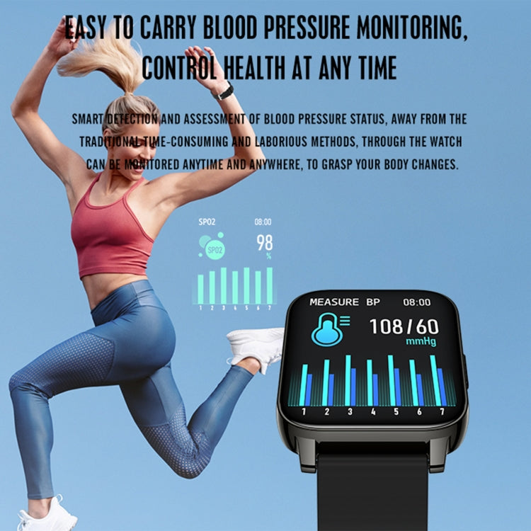 Rogbid Rowatch 2 1.69 inch TFT Screen Smart Watch, Support Blood Pressure Monitoring/Sleep Monitoring(Black) - free shipping - PMC TechLife - Order now!